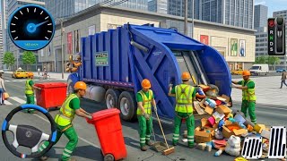 Garbage Trash Truck Realistic Game 3D - City Road Garbage Dumper Truck 2026 - Android GamePlay screenshot 1