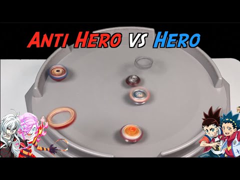 [Anti Hero vs Hero] 끝판왕 파이 페인 vs 주인공 강산 서아진 [Beyblade burst tag match]
