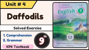 Unit 4 Daffodils Exercise | Class 9 Daffodils Exercise
