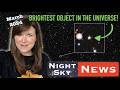 The fastest growing supermassive black hole ever found  night sky news march 2024