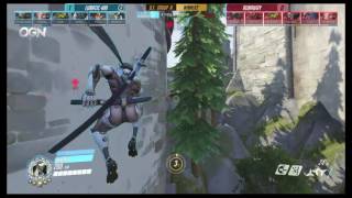 Who.R.U's neat little Genji flank route on Eichenwalde (Attack)