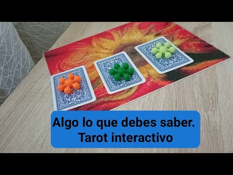 🕵‍♀️ Algo lo que debes saber. Tarot interactivo hoy. Canalizacion ...