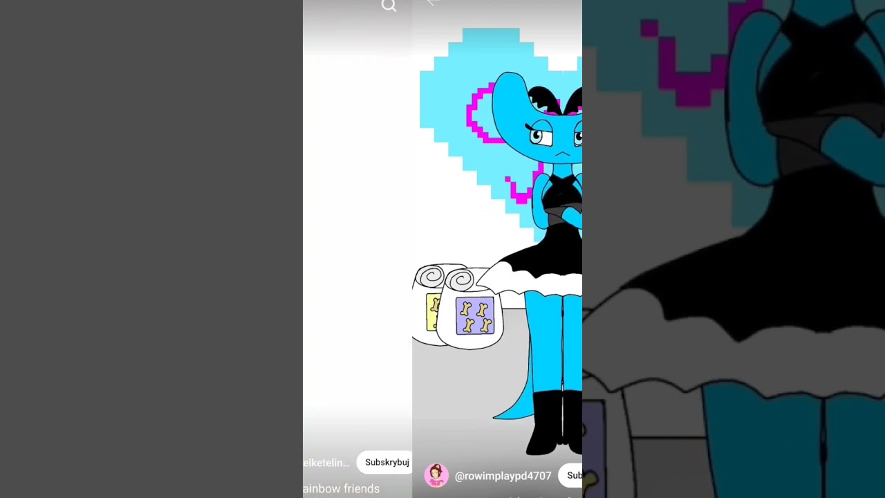 rainbow friends to ubieranie