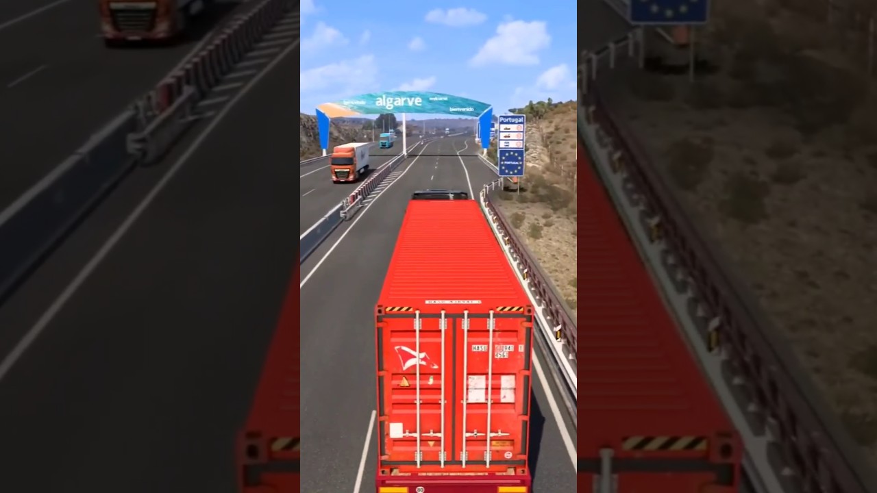 Spain Portugal border 