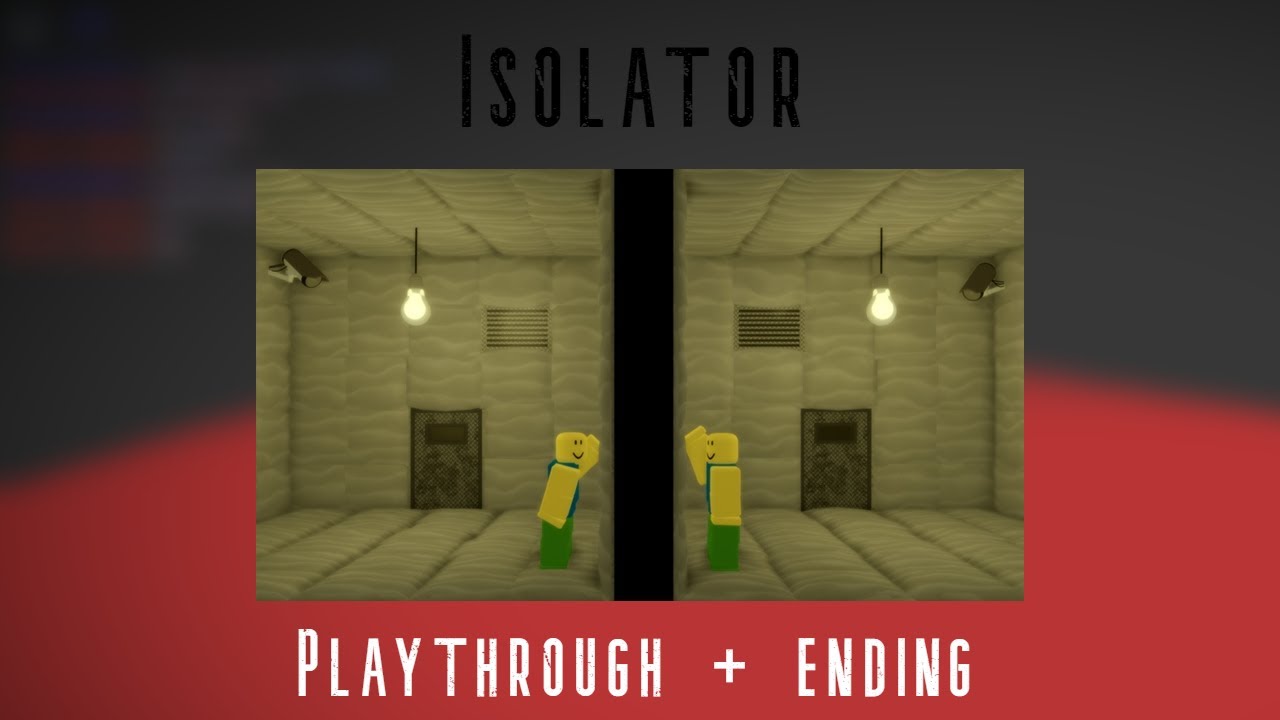 Isolator Red Team Playthrough Ending Youtube - insonl roblox insane asylum youtube