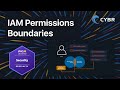 IAM permissions boundaries - AWS SCS-C03
