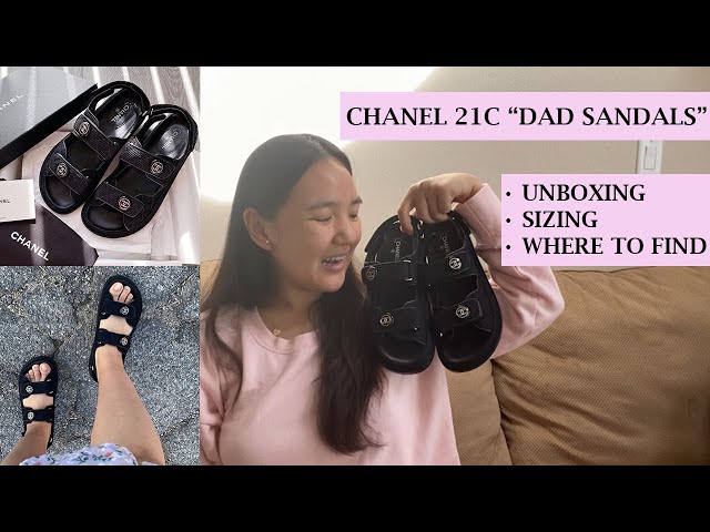 CHANEL 2021 Cruise (21C) Dad Sandal Shoes: Unboxing, Sizing