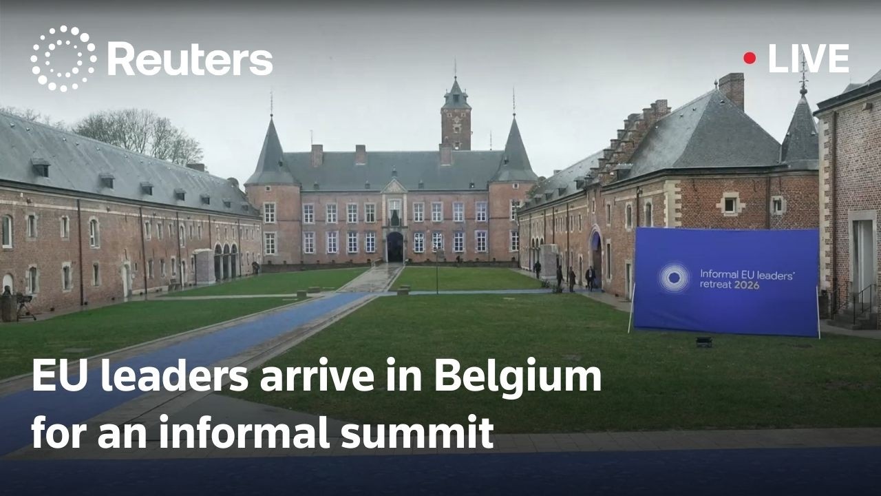 LIVE: EU leaders arrive in Belgium for an informal EU summit