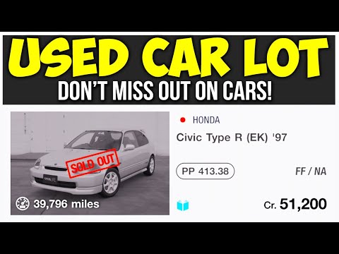 Don't MISS Used Cars! - Used Car Lot Tips Gran Turismo 7