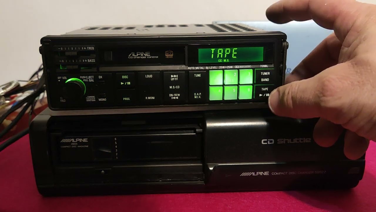 Alpine 7288L con CD Changer - YouTube