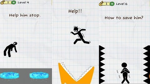 Draw 2 Save Game level 1, 2 , 3 , 4 , and 5 Game Video #trending #gameplay #mobilegame #viral