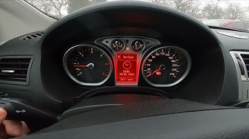 How to Change System Time on Speedometer in Ford Kuga I ( 2008 – 2012 ) - Change Date and Time