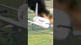 🔴Nail-Biting A380 Emergency Landing #shorts  #aviation #planespotting #airplane