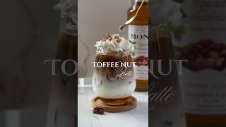 Toffee Nut Latte ? Monin  toffeenut toffeenutlatte icedlatte icedcoffee icedcoffeemilk monin