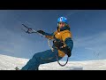 Kitejunkiecom  snowkite wasserkuppe  flysurfer  rhnkiteboarding