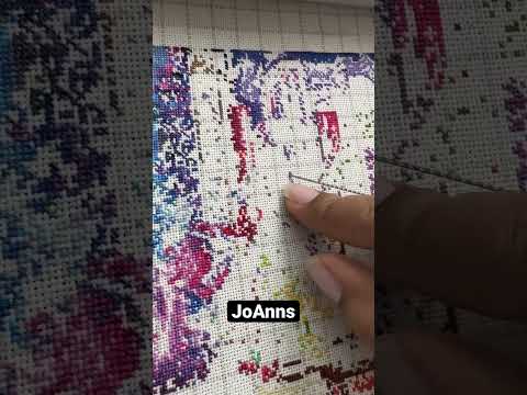 Snag nab it, it’s a mending tool but I use it for my single thread starts. #crossstitch #flosstube