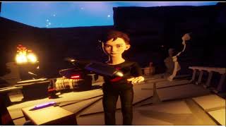 I created a Halloween theme Boneworks-like Physics VR Sandbox game in Unreal Engine