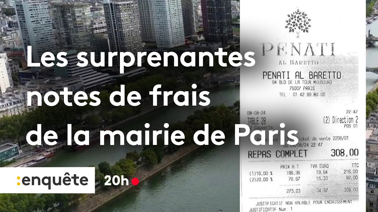 Les surprenantes notes de frais de la mairie de Paris