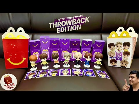 McDonald's | BTS TinyTAN Happy Meal UNBOXING 7 Blind Box ASMR