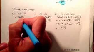 SURDS Assessment Solutions National 5 Mathematics