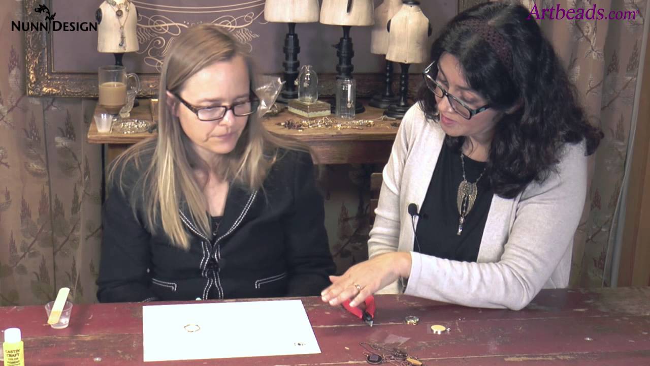 Artbeads Quick Tutorial - Open Frame Pendants with Epoxy Resin with Becky Nunn