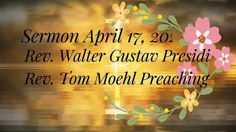 Sermon April 17,  2022