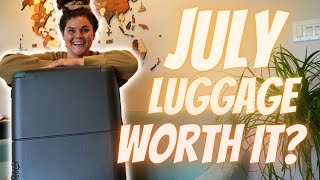 July Luggage Review & Unboxing - Luxury Checked Bag Worth the Travel Hype?