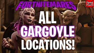 All GARGOYLE Locations! (Fortnite Battle Royale)
