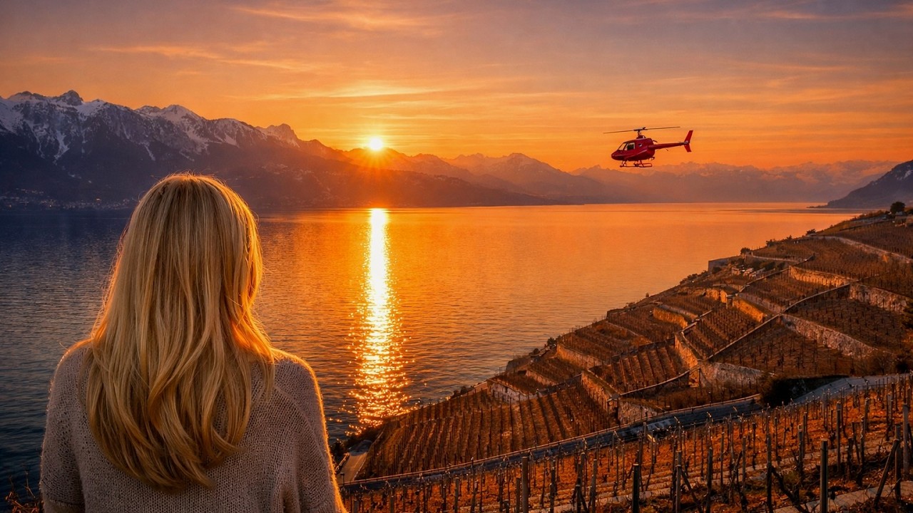 🇨🇭 Walking Above the Clouds: The Magical Sun Path of Switzerland | Swiss Vines