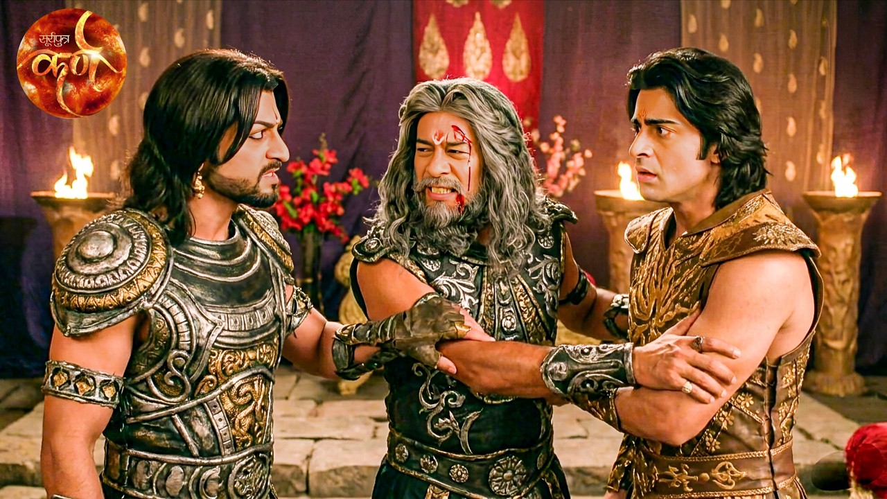 दुर्योधन और कर्ण की लड़ाई में भीष्मपितामह का फूटा माथा || Suryaputra Karn