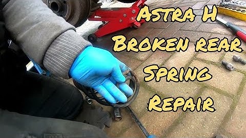 Astra H Rear Spring Replacement