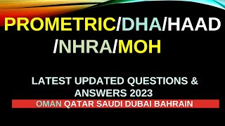 latest Saudi prometric exam questions and answers