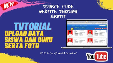 Cara Upload Data Siswa dan Guru di - CMS SEKOLAHKU