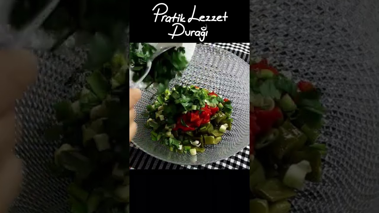 Leziz salata tarifim kanalımda! #tarif #pratik #lezzetli #shorts #yemek #salata #reels #food #easy