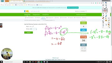 IXL Algebra 1 Q.7 Evaluate a function [R96]
