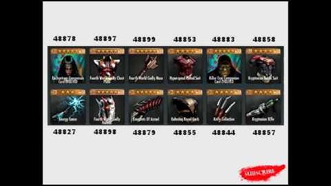 Injustice 2.15 update Gear card codes...