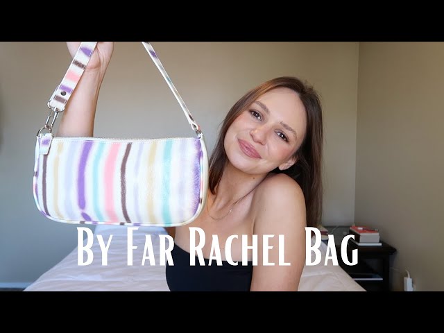 Rachel pink spray print leather bag | Designer Collection | Coveti