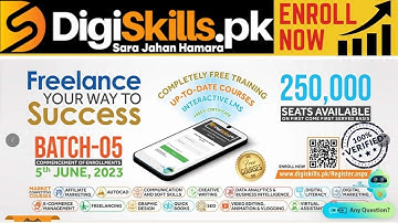 How to Enroll Digiskils Batch no 5 |Free Course| #Digiskills