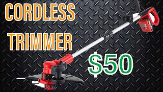 Bauer Cordless String Trimmer Review - 1 Season (Harbor Freight)