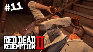 Lets Play; Red Dead Redemption 2 #11 ~ A very drunk Arthur and Lenny