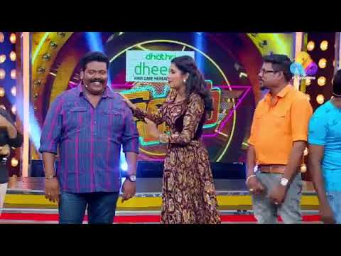 Aleena padikkal flowers tv anchor valgour comedy