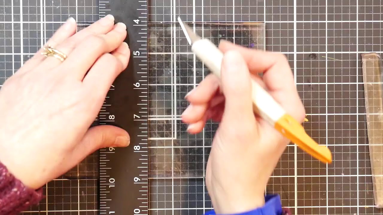 YES! You CAN Cut A Gel Printing Plate To A Custom Size! Here's How!