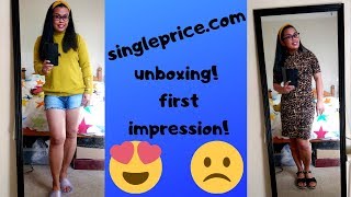 SINGLEPRICE.COM || UNBOXING|| FIRST IMPRESSION😍☹️