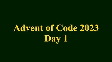 Advent of Code 2023 – Day 1 – Python