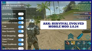 Ark: Survival Evolved 2.0.24 Mod Menu | Free God Console/Unlimited Amber | Android