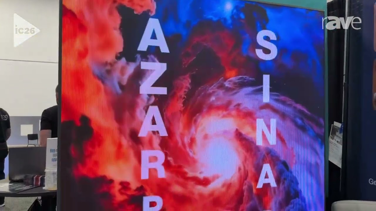 InfoComm 2026: Azar Pixel Intros Luna Foldable Poster