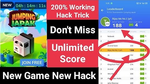MX Player New Gane Jumping Japak Hack Trick | MX player all game hack trick | MX player Auto win