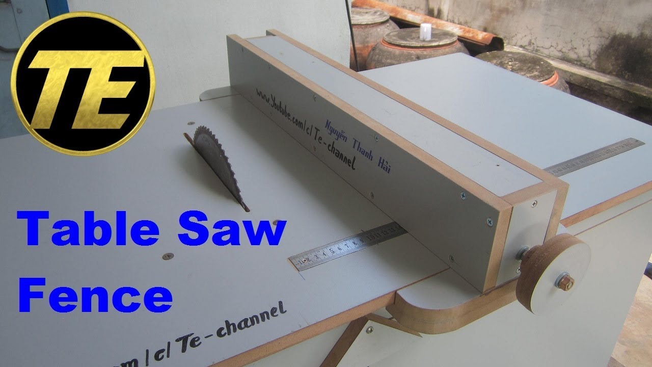 Diy Make A Table Saw Fence For Homemade Table Saw Table Saw Fence Table Saw Homemade Tables