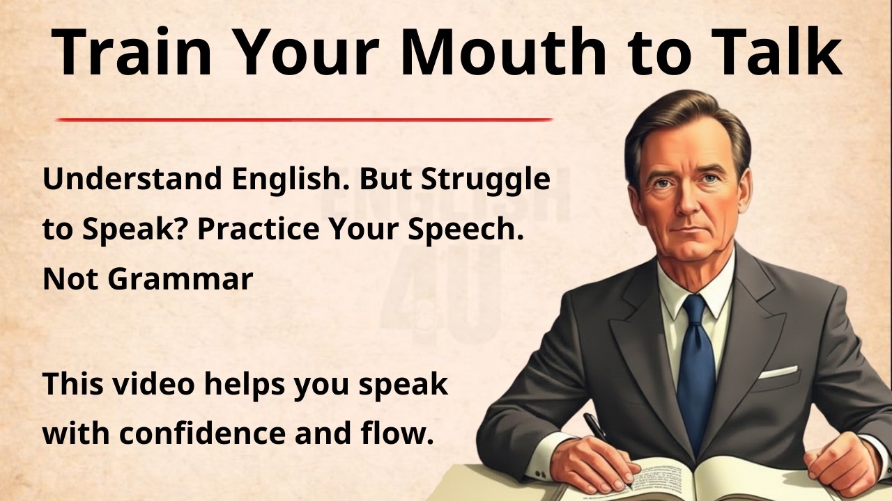Train Your Mouth to Talk || English Pronunciation || English Easy Practice