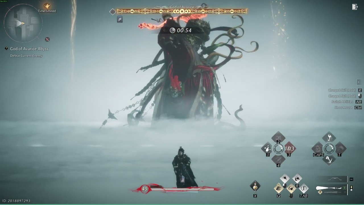 God of Avarice No Hit Abyss Trial (2:34) | Silkbind: Jade Fan & Umbrella | Where Winds Meet